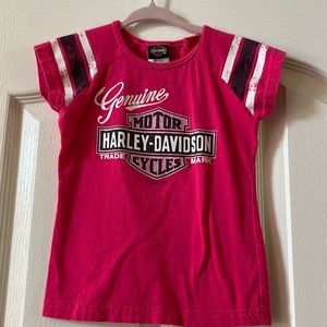 Toddler girl Harley Davidson shirt